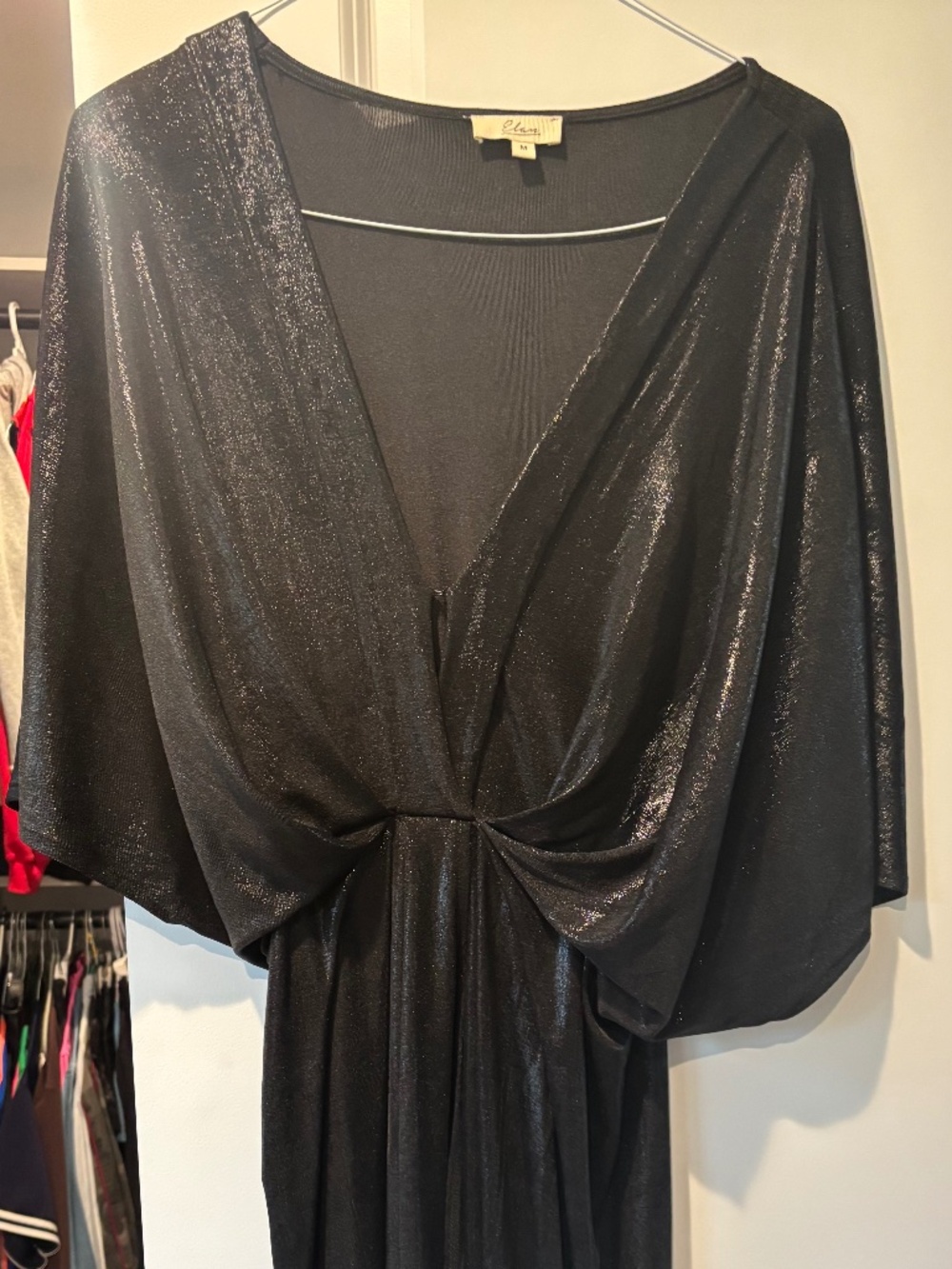 Black womens dress. Knee length